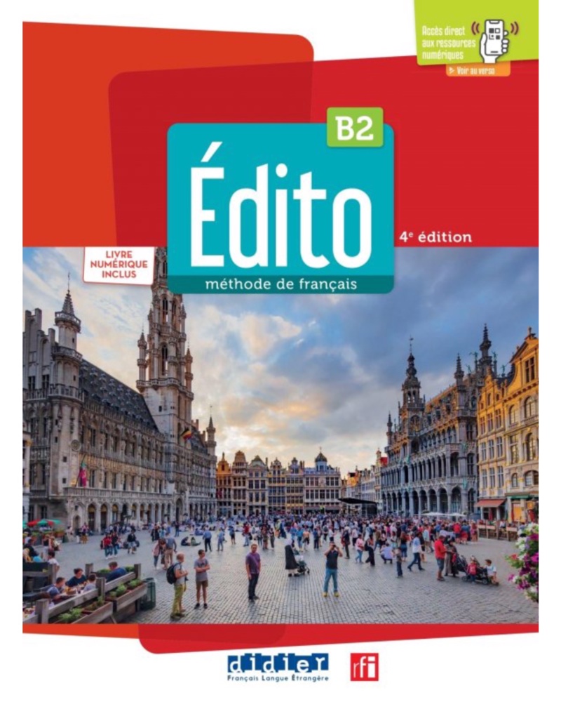 کتاب ادیتو Edito B2 4th — جلد کتاب (استاندارد)