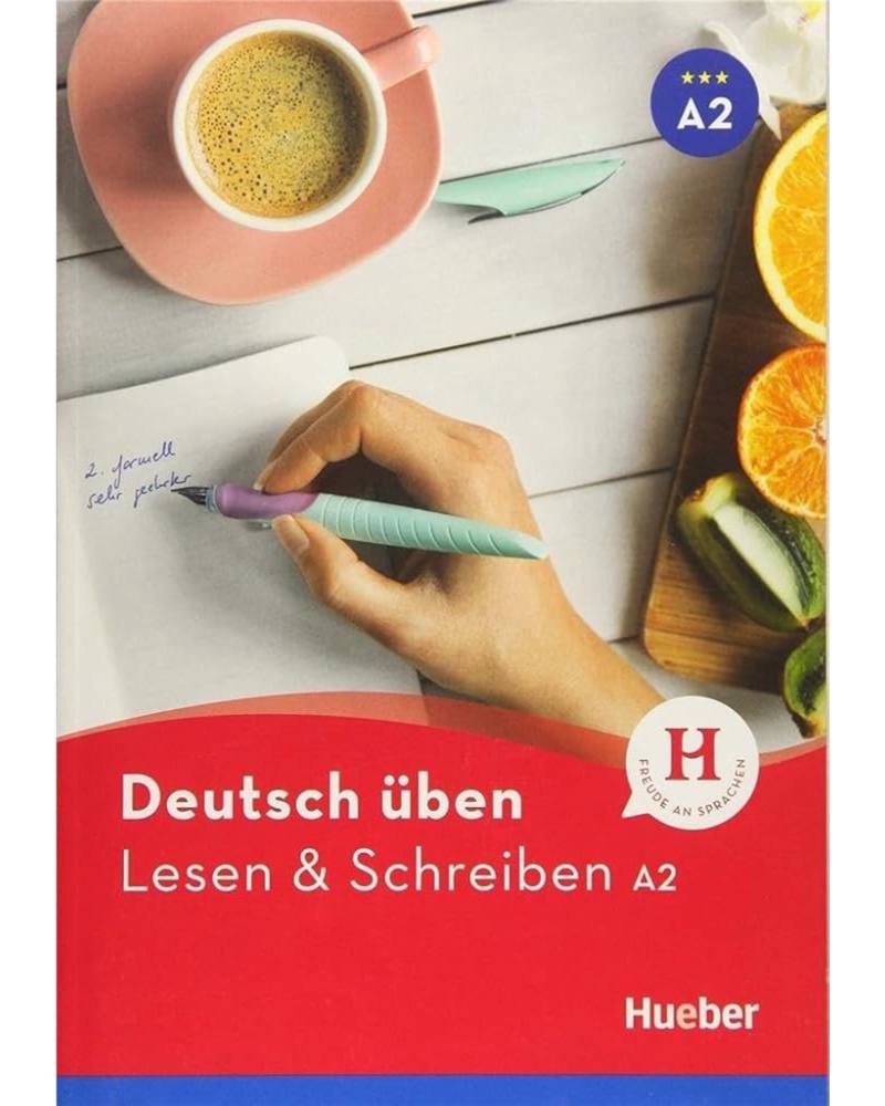 کتاب آلمانی لزن اند شقایبن Deutsch uben Lesen und Schreiben A2 — جلد کتاب (استاندارد)