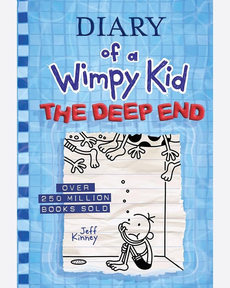 کتاب خاطرات بچه چلمن 15 Dairy of a Wimpy Kid The Deep End — جلد کتاب (استاندارد)