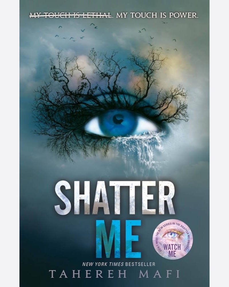 کتاب رمان خردم کن Shatter Me زبان اصلی — جلد کتاب (استاندارد)