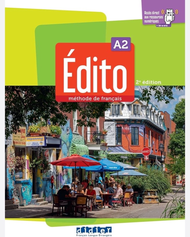 کتاب ادیتو Edito A2 2nd — جلد کتاب (استاندارد)