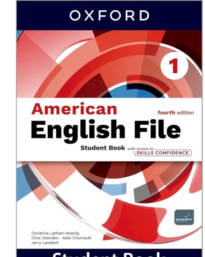 کتاب American English File 1 4th Edition — جلد کتاب (استاندارد)
