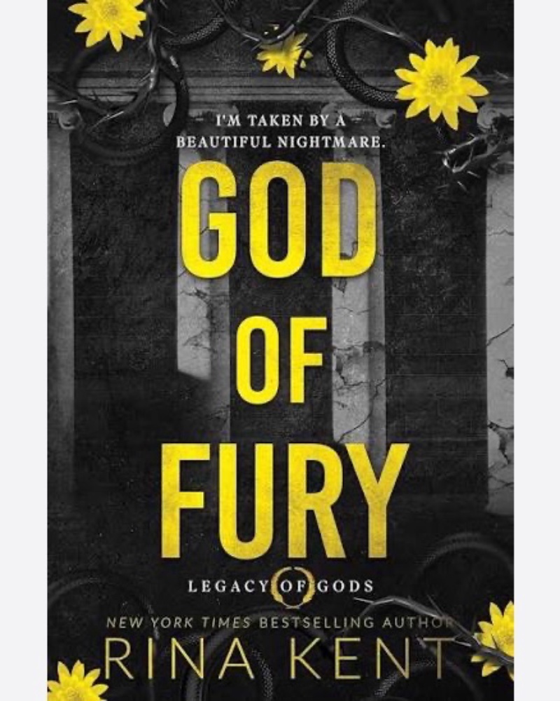 کتاب رمان God Of Fury متن کامل بدون حذفیات — جلد کتاب (استاندارد)