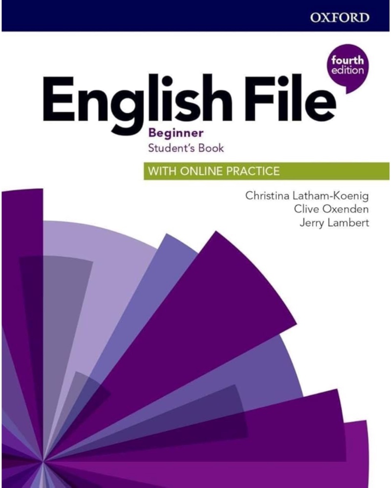 کتاب English File Beginner 4th ( کتاب اصلی + کتاب کار + فایل صوتی ) — جلد کتاب (استاندارد)