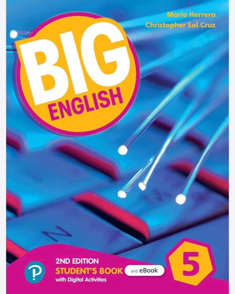 کتاب بیگ انگلیش Big English 5 2nd با کتاب کار — جلد کتاب (استاندارد)
