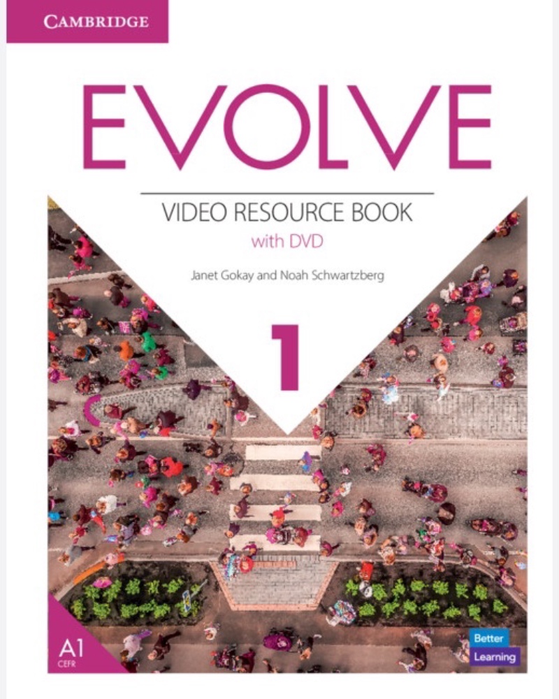 کتاب زبان Evolve Video Resource Book 1 — جلد کتاب (استاندارد)