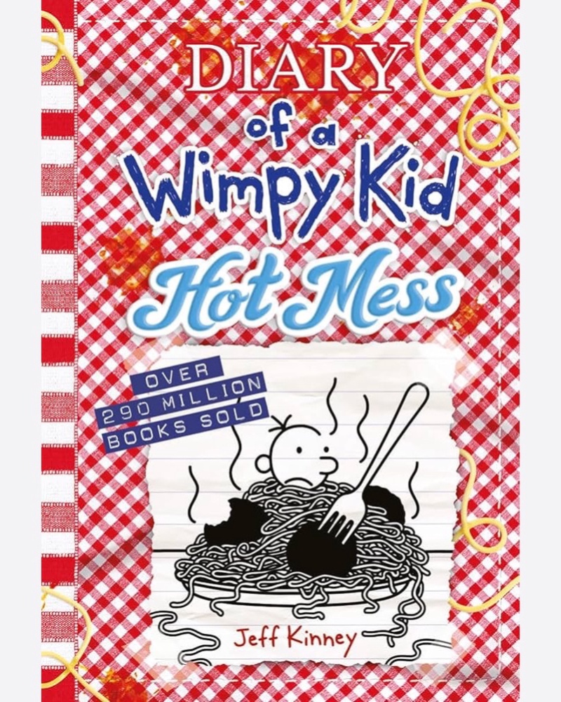 کتاب خاطرات یک بچه چلمن 19 Dairy of a Wimpy Kid Hot Mess — جلد کتاب (استاندارد)