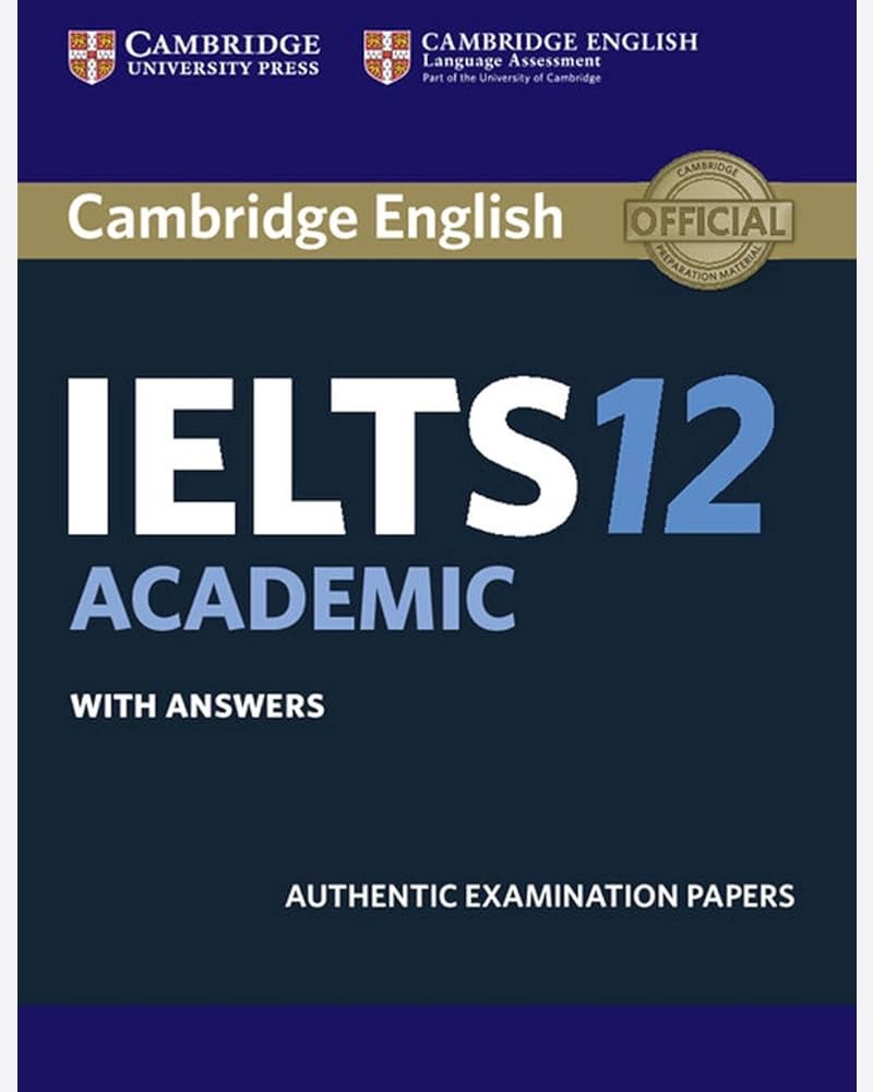 کتاب آیلتس کمبریج Cambridge IELTS 12 Academic — جلد کتاب (استاندارد)