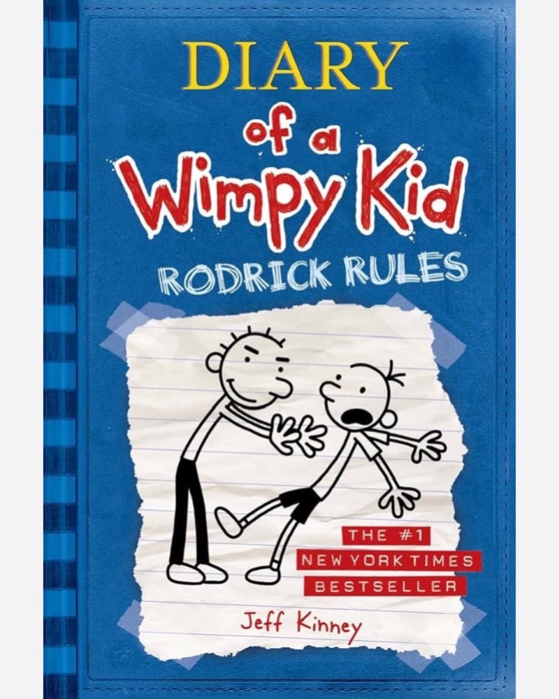 کتاب خاطرات یک بچه چلمن 2 Diary of a Wimpy Kid Rodrick Rules — جلد کتاب (استاندارد)