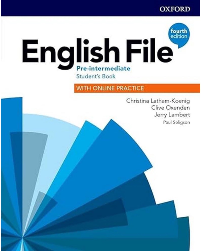 کتاب English File Pre intermediate 4th — جلد کتاب (استاندارد)