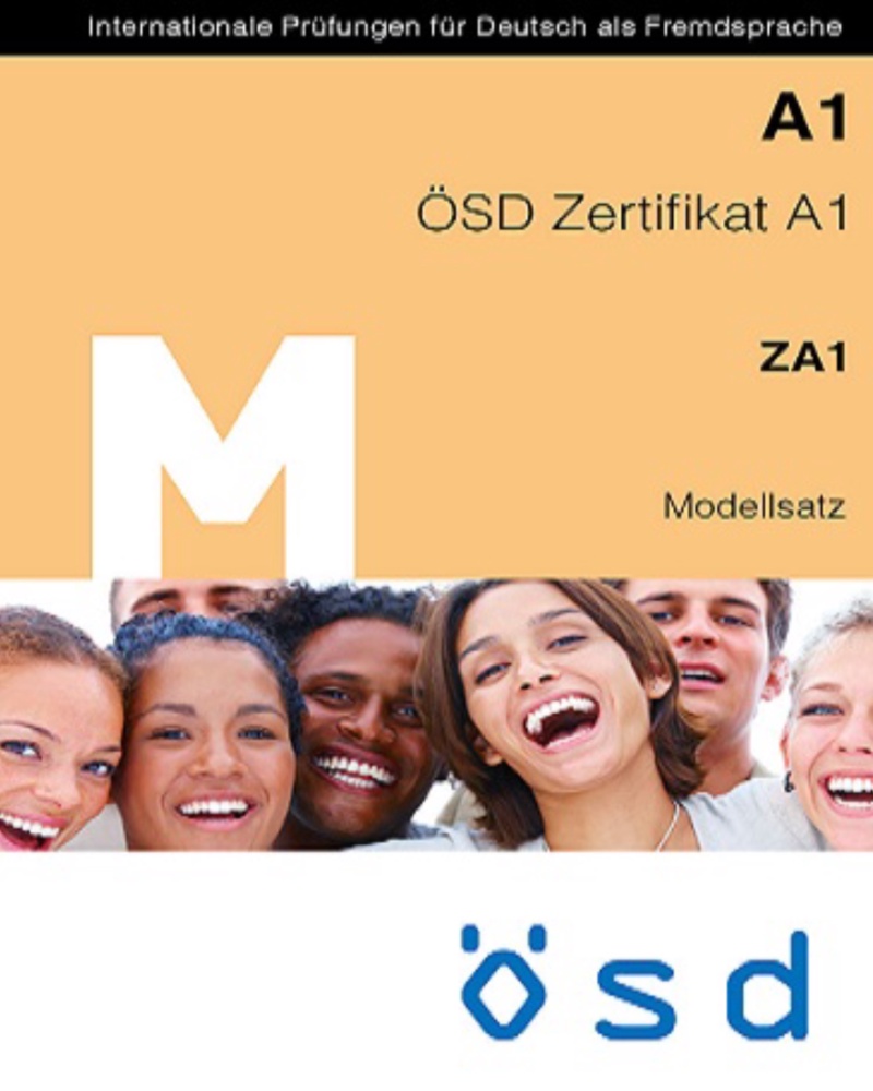 کتاب آزمون آلمانی او اس دی زرتیفیکات M OSD Zertifikat A1 Modellsatz — جلد کتاب (استاندارد)