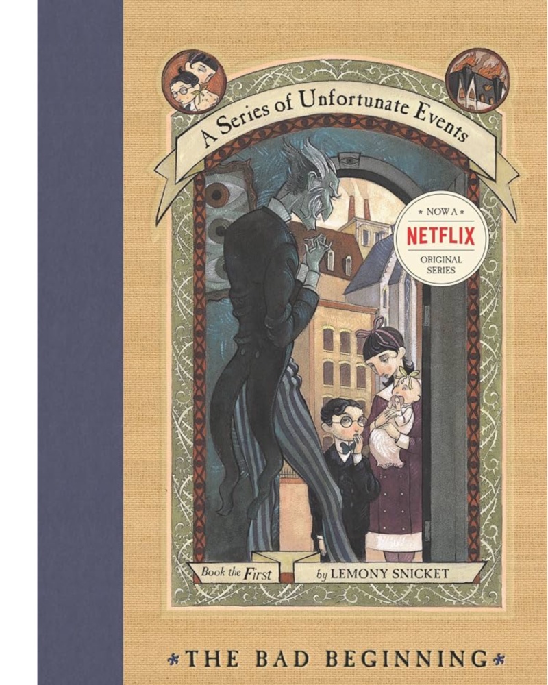 کتاب The Bad Beginning ( رمان آغاز بد A Series of Unfortunate Events Book 1) — جلد کتاب (استاندارد)