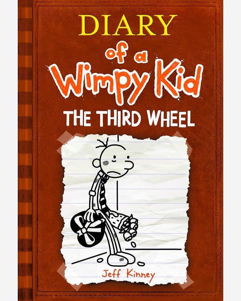 کتاب خاطرات یک بچه چلمن 7 Dairy of a Wimpy Kid The Third Wheel — جلد کتاب (استاندارد)