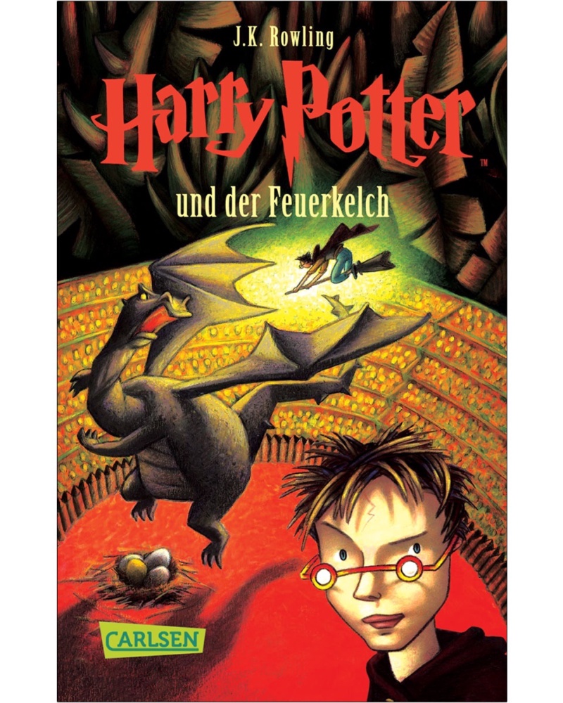 کتاب رمان آلمانی هری پاتر 4 Harry Potter German جلد سخت — جلد کتاب (استاندارد)