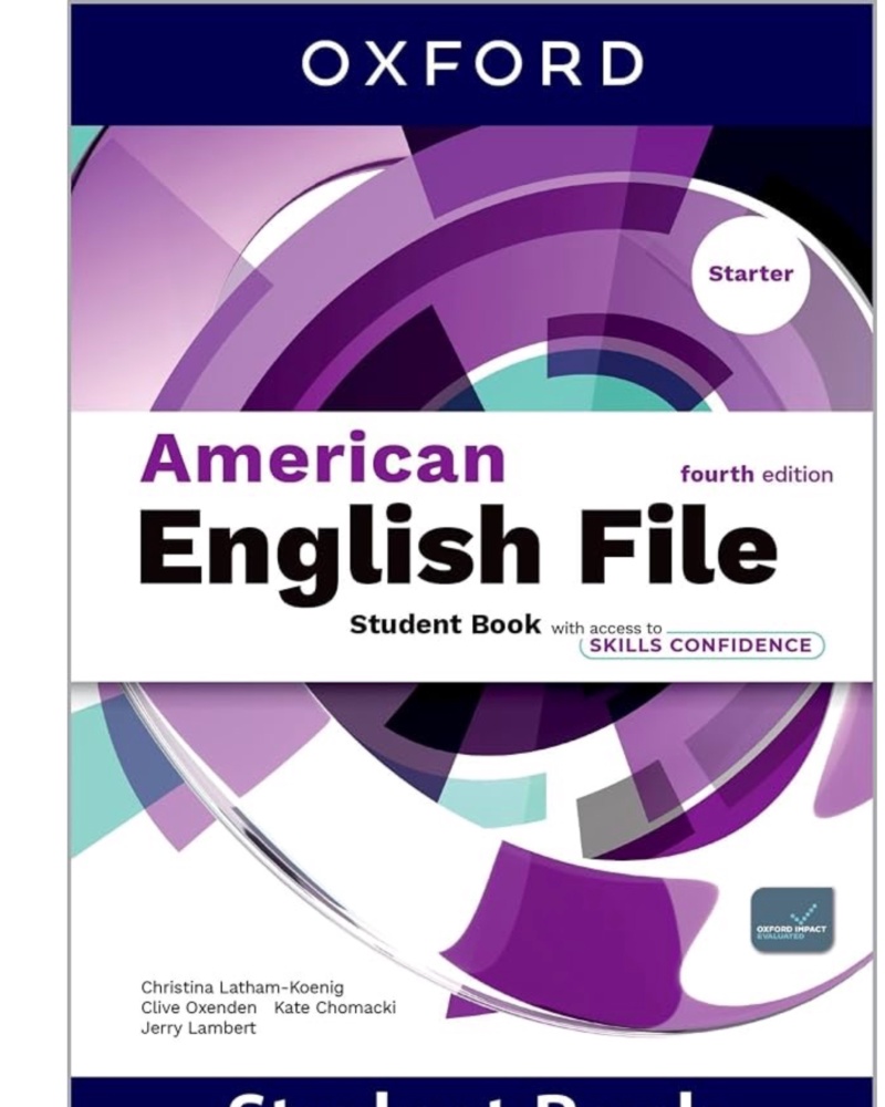 کتاب American English File Starter 4th Edition — جلد کتاب (استاندارد)