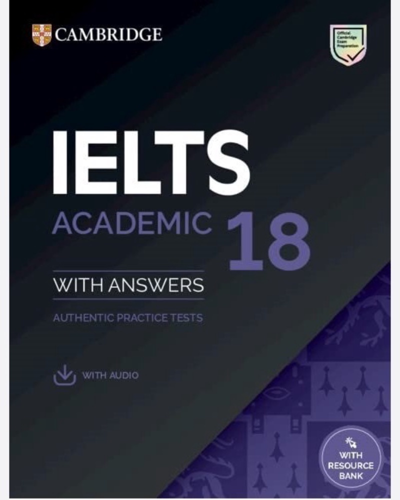 کتاب آیلس کمبریج Cambridge IELTS 18 Academic — جلد کتاب (استاندارد)