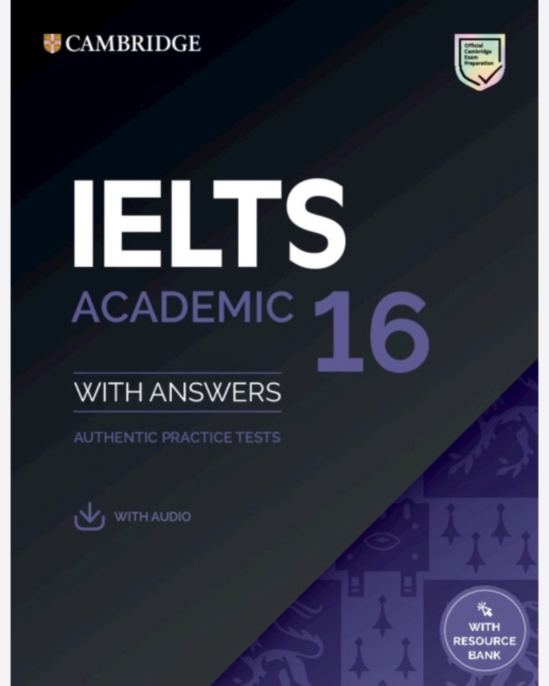 کتاب آیلتس کمبریج Cambridge IELTS 16 Academic — جلد کتاب (استاندارد)
