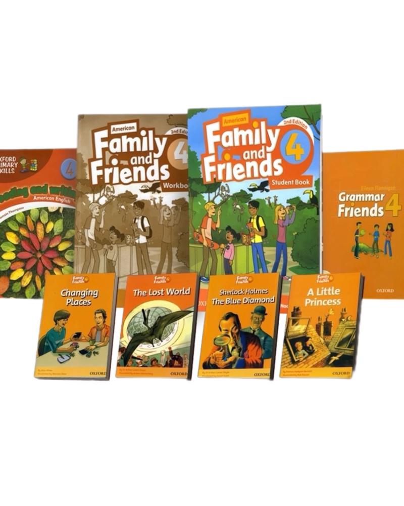 دوره کامل کتاب فامیلی اند فرندز 4 Family and Friends 4 Full Pack — جلد کتاب (استاندارد)