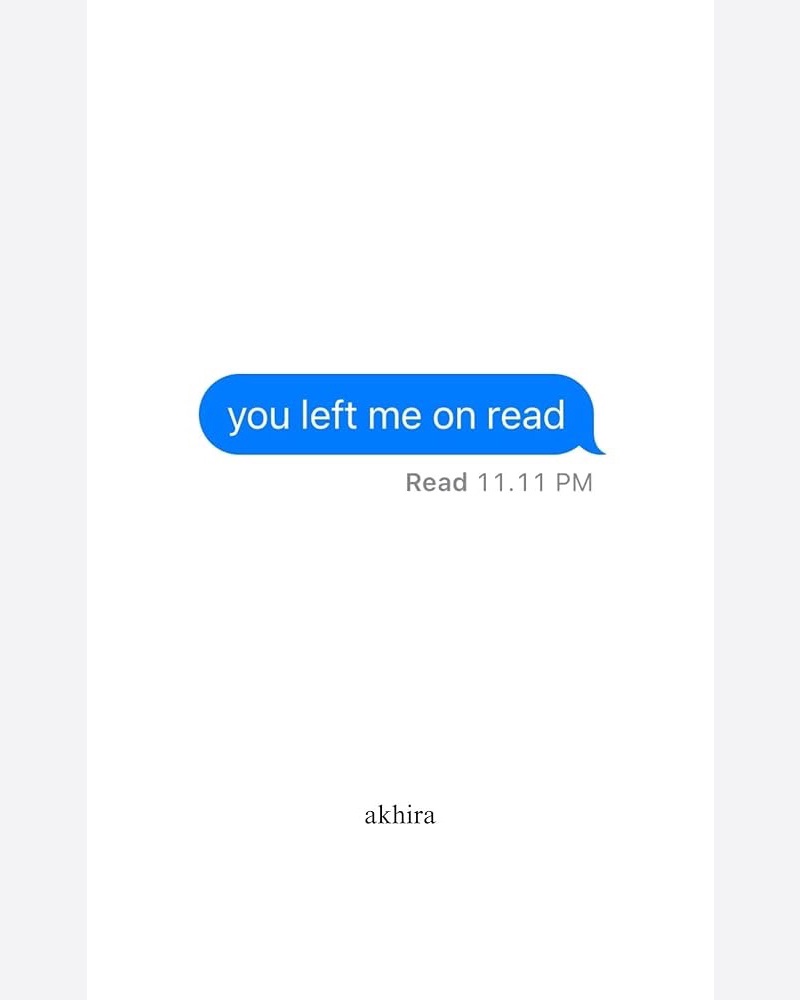 کتاب سین زدی ولی جواب ندادی You Left Me On Read — جلد کتاب (استاندارد)