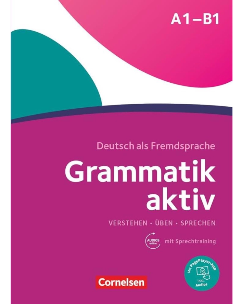 کتاب گرامر آلمانی گرمتیک اکتیو قدیم Grammatik aktiv A1 B1 کامل سیاه — جلد کتاب (استاندارد)