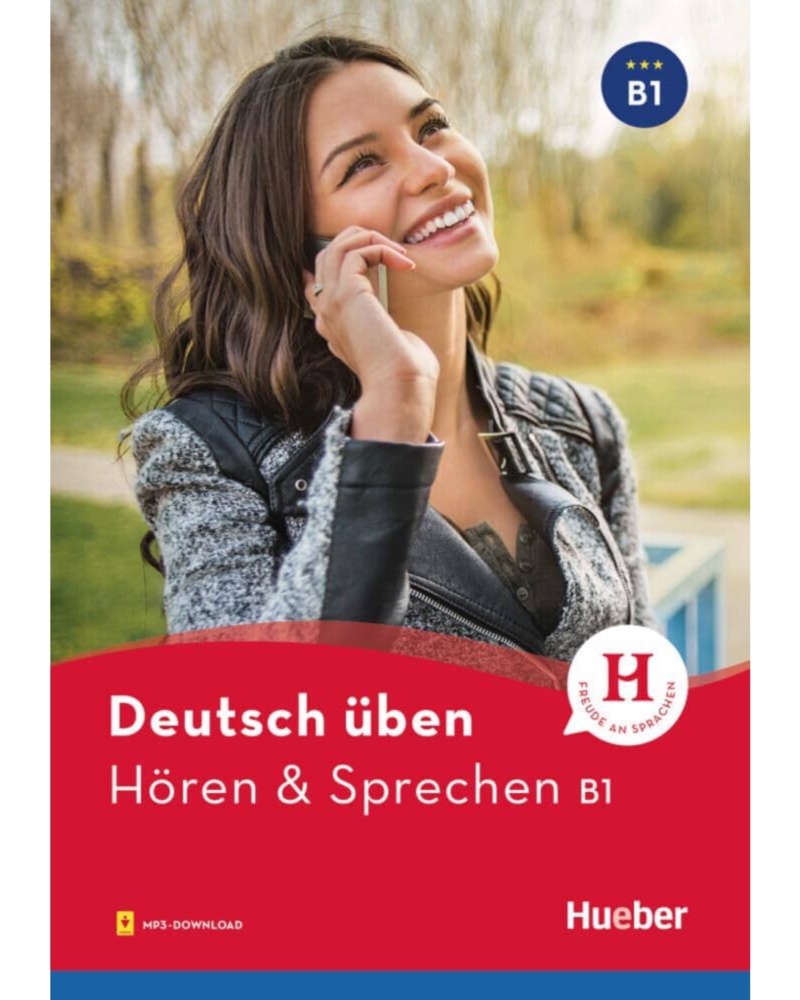 کتاب آلمانی هوقن اند اشپقشن Deutsch uben Horen und Sprechen B1 — جلد کتاب (استاندارد)