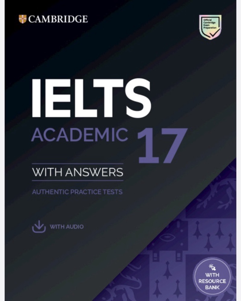 کتاب آیلتس کمبریج Cambridge IELTS 17 Academic — جلد کتاب (استاندارد)