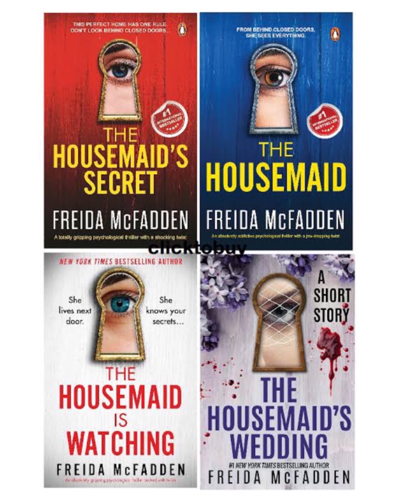 پک چهارتایی کتاب خدمتکار The Housesmaid Full Pack متن کامل بدون حذفیات — جلد کتاب (استاندارد)