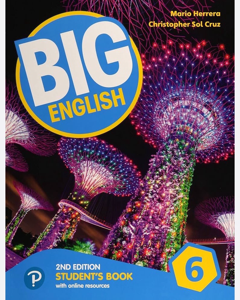 کتاب بیگ انگلیش Big English 6 2nd با کتاب کار — جلد کتاب (استاندارد)