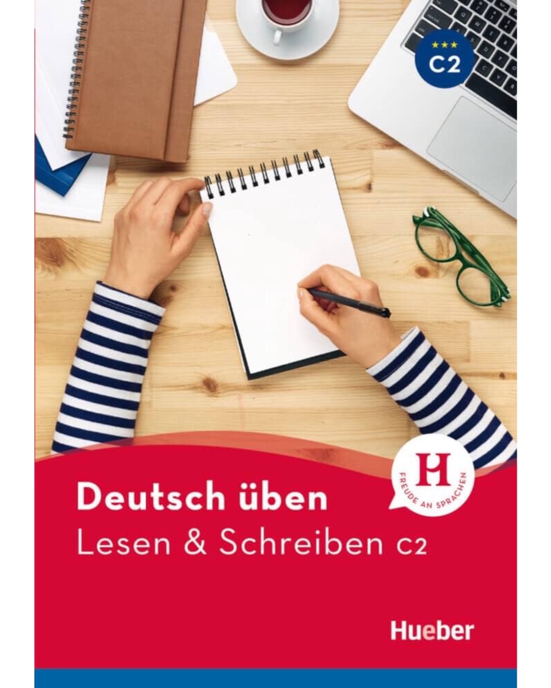 کتاب آلمانی لزن اند شقایبن Deutsch uben Lesen Lesen und Schreiben C2 — جلد کتاب (استاندارد)
