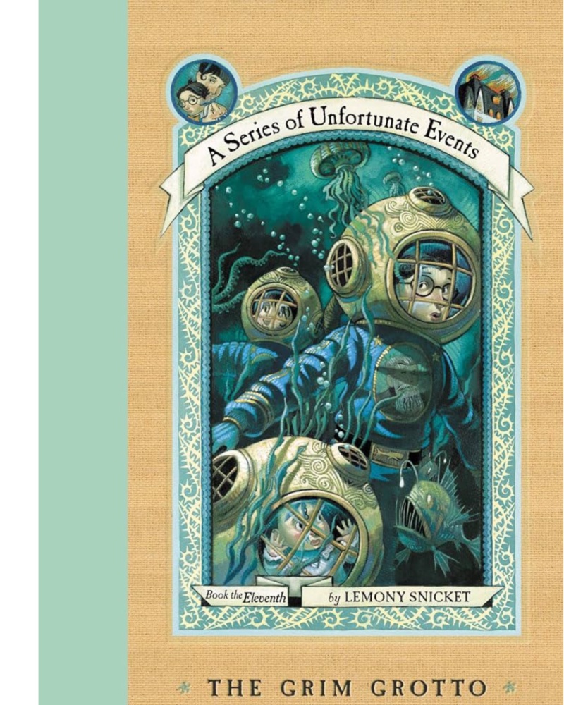 کتاب The Grim Grotto ( رمان غار گریم A Series of Unfortunate Events Book 11) — جلد کتاب (استاندارد)