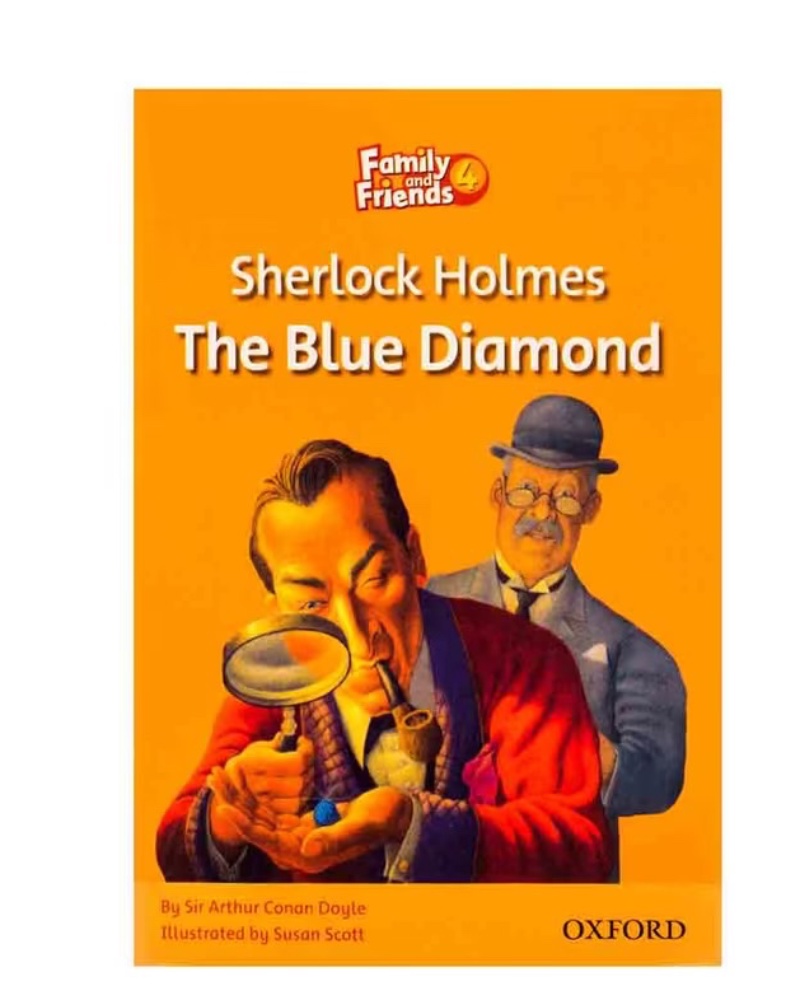 کتاب داستان فامیلی اند فرندز 4 Family and Friends Sherlock Holmes and the Blue Diamond — جلد کتاب (استاندارد)