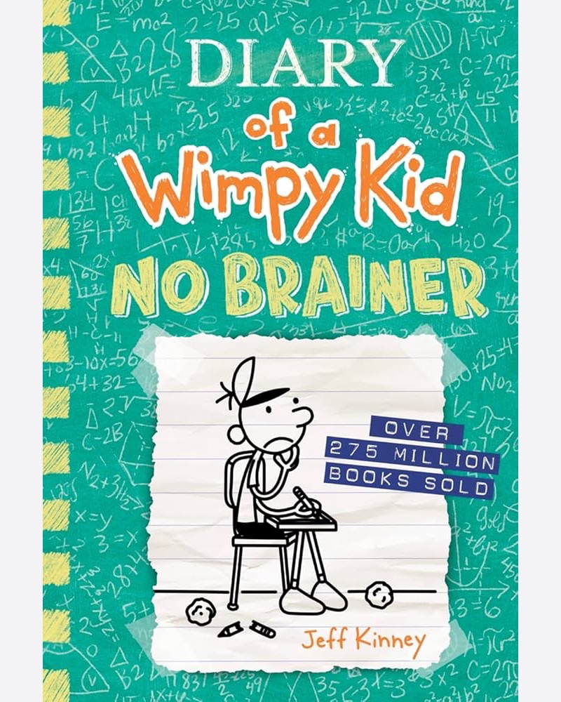 کتاب خاطرات یک بچه چلمن 18 Dairy of a Wimpy Kid No Brainer — جلد کتاب (استاندارد)