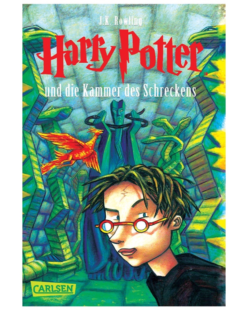 HARRY POTTER 2 GERMAN کتاب رمان آلمانی هری پاتر جلد سخت — جلد کتاب (استاندارد)
