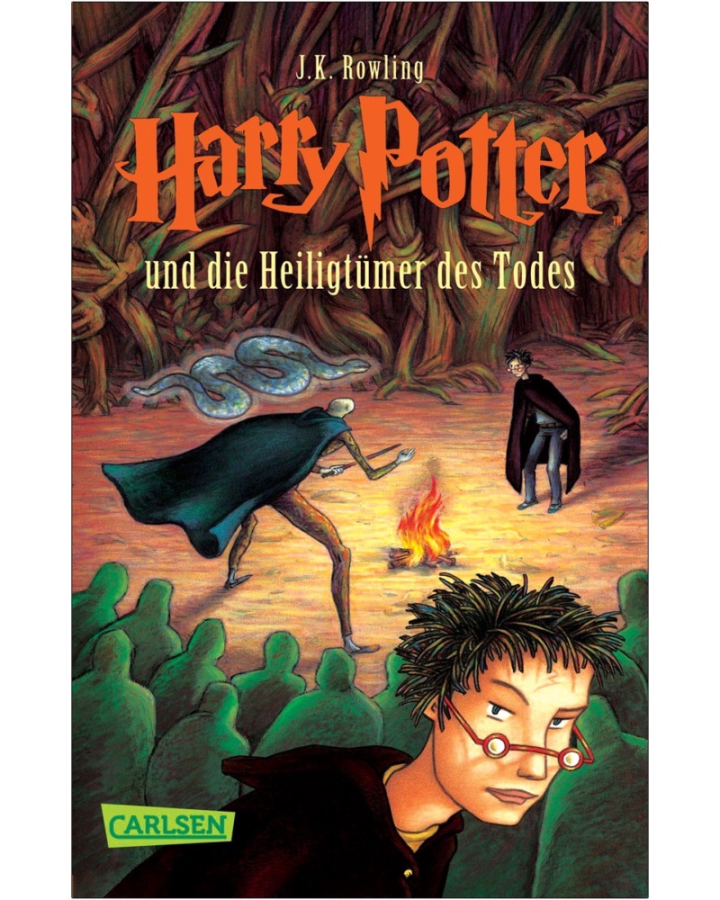 کتاب رمان آلمانی هری پاتر 7 Harry Potter German — جلد کتاب (استاندارد)