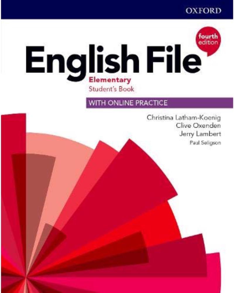 کتاب English File Elementary 4th ( کتاب اصلی + کتاب کار + فایل صوتی ) — جلد کتاب (استاندارد)