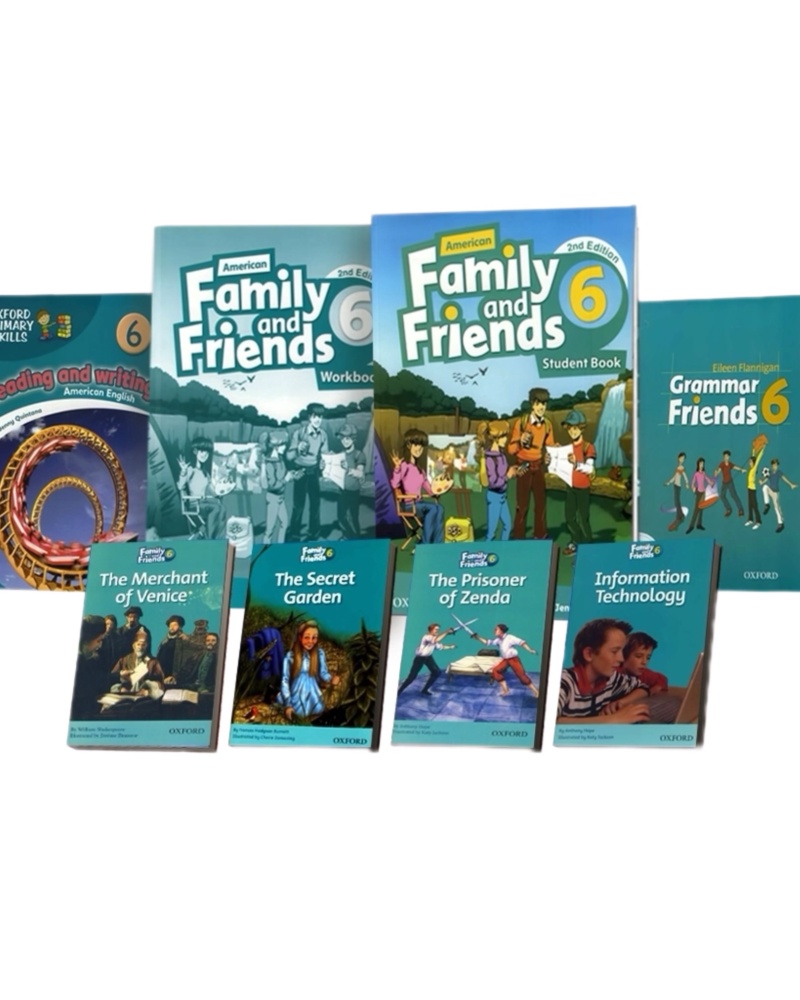 مجموعه کامل کتاب فامیلی اند فرندز 6 Family and Friends 6 Full Pack — جلد کتاب (استاندارد)