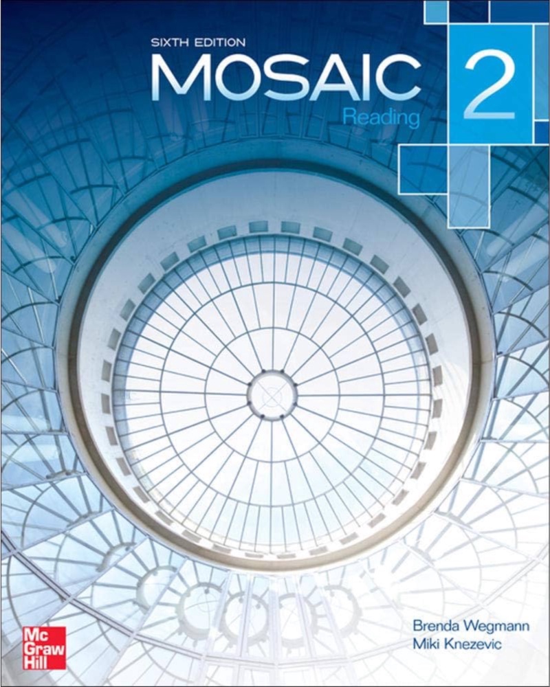 کتاب موزاییک ریدینگ Mosaic Reading 2 6th — جلد کتاب (استاندارد)