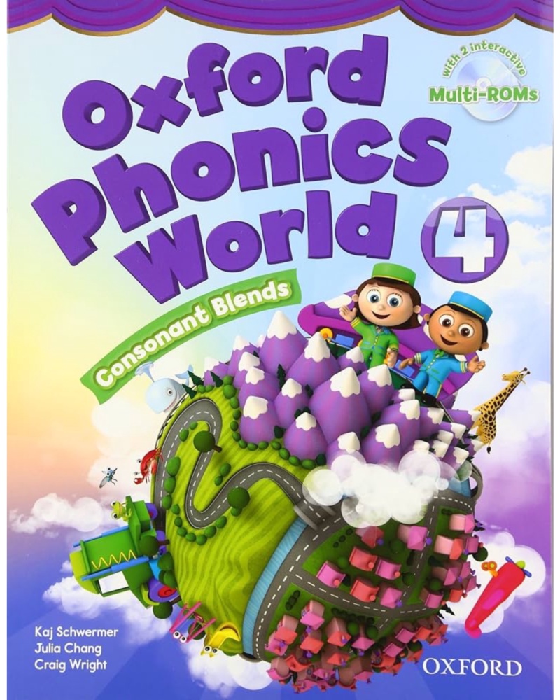 کتاب آکسفورد فونیکس وردOxford phonics World 4 — جلد کتاب (استاندارد)