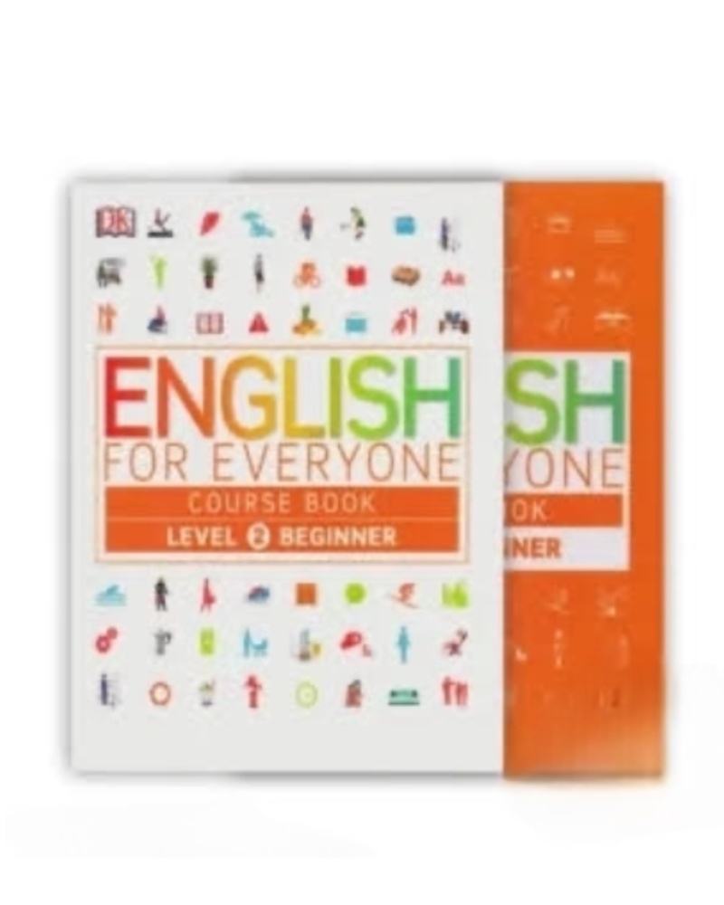 کتاب English for Everyone Level 2 Course Book + Practice Book ( چاپ رنگی ) — جلد کتاب (استاندارد)