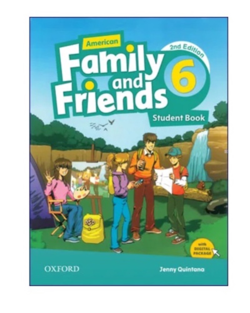 کتاب زبان American Family and Friends 6 — جلد کتاب (استاندارد)
