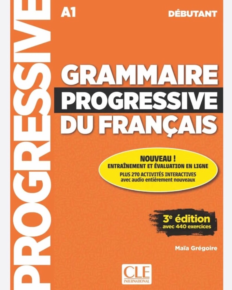 کتاب گرامر پو فرانسه Grammaire Progressive Du Francais A1 — جلد کتاب (استاندارد)