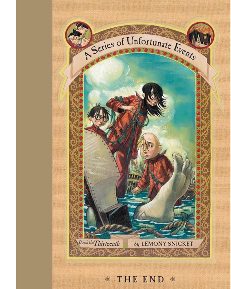 کتاب The End ( رمان پایان A Series of Unfortunate Events Book 13) — جلد کتاب (استاندارد)