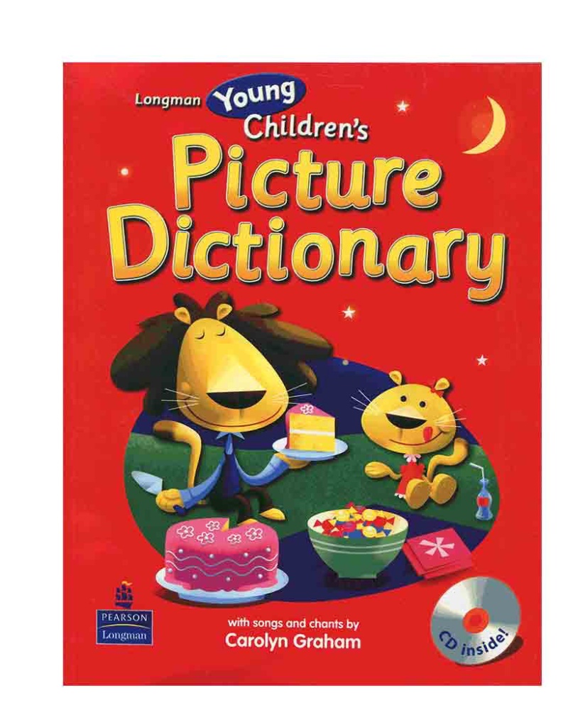 کتاب قرمز Longman Young Childrens picture Dictionary — جلد کتاب (استاندارد)