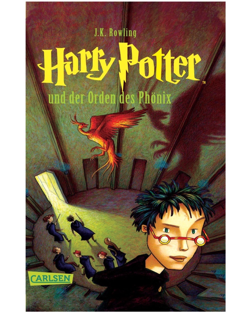 کتاب رمان آلمانی هری پاتر Harry Potter 5 German جلد سخت — جلد کتاب (استاندارد)