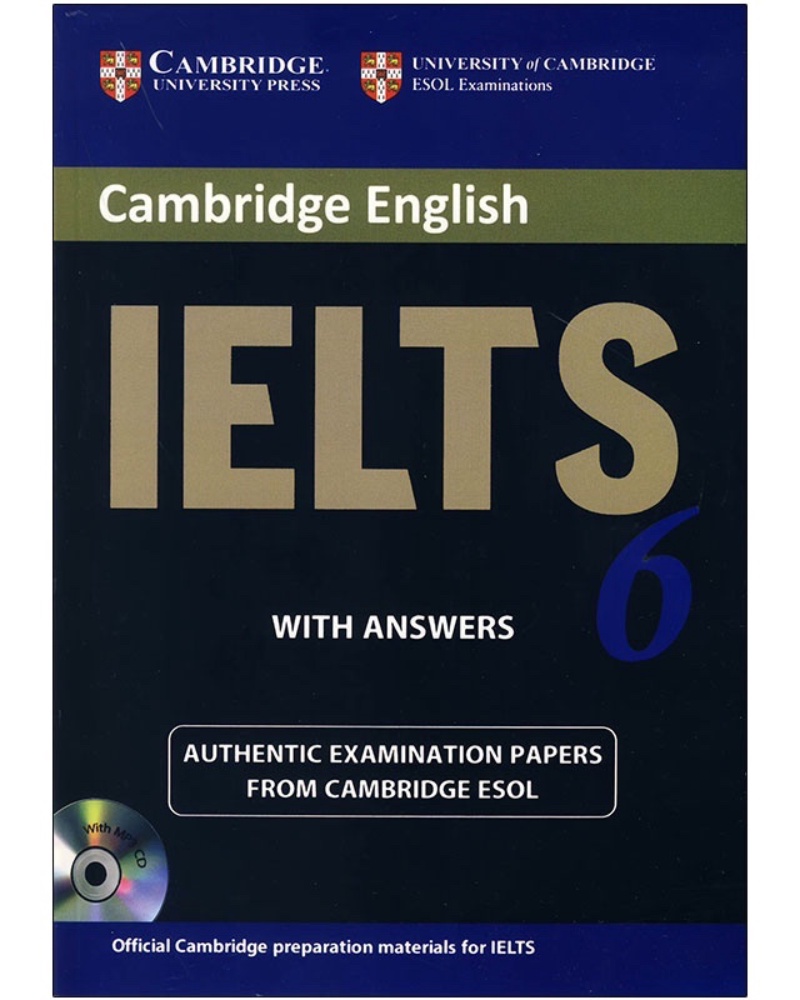 کتاب آیلتس کمبریج IELTS Cambridge 6 — جلد کتاب (استاندارد)