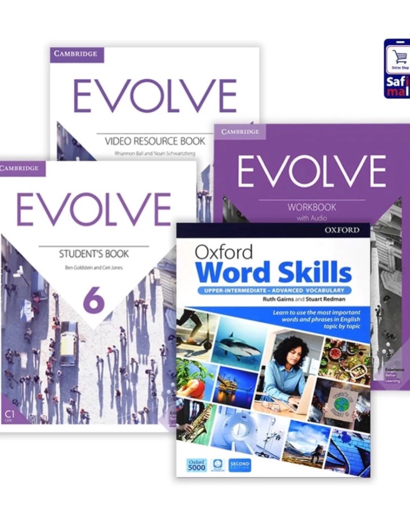 پک کامل کناب ایوالو 6 Evolve موسسه سفیر — جلد کتاب (استاندارد)