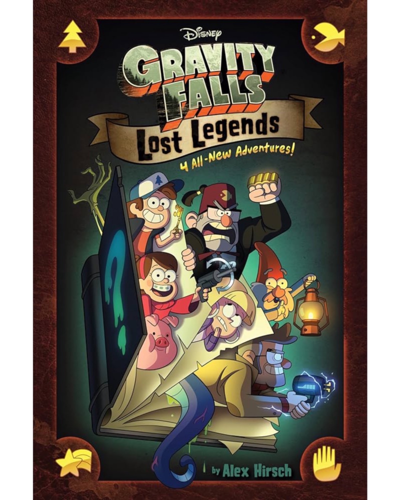 کتاب آبشار جاذبه Gravity Falls Lost Legends — جلد کتاب (استاندارد)