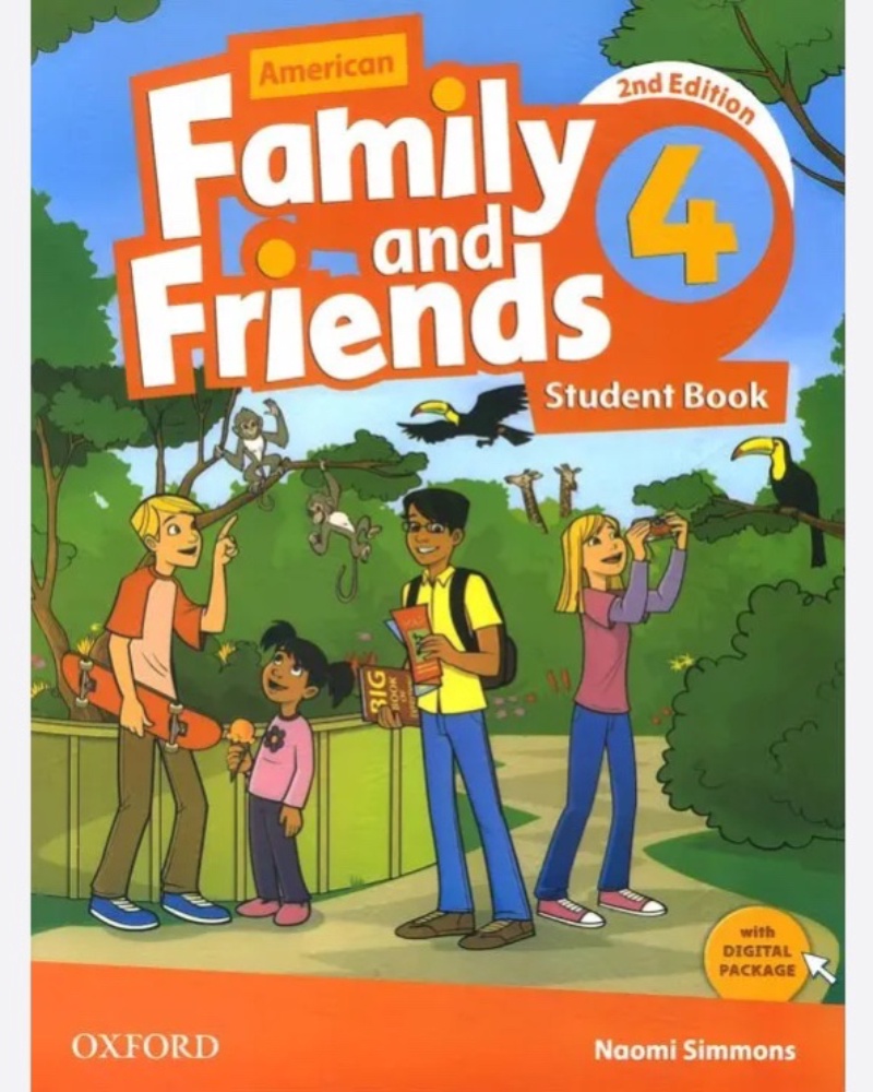 کتاب زبان American Family and Friends 4 — جلد کتاب (استاندارد)