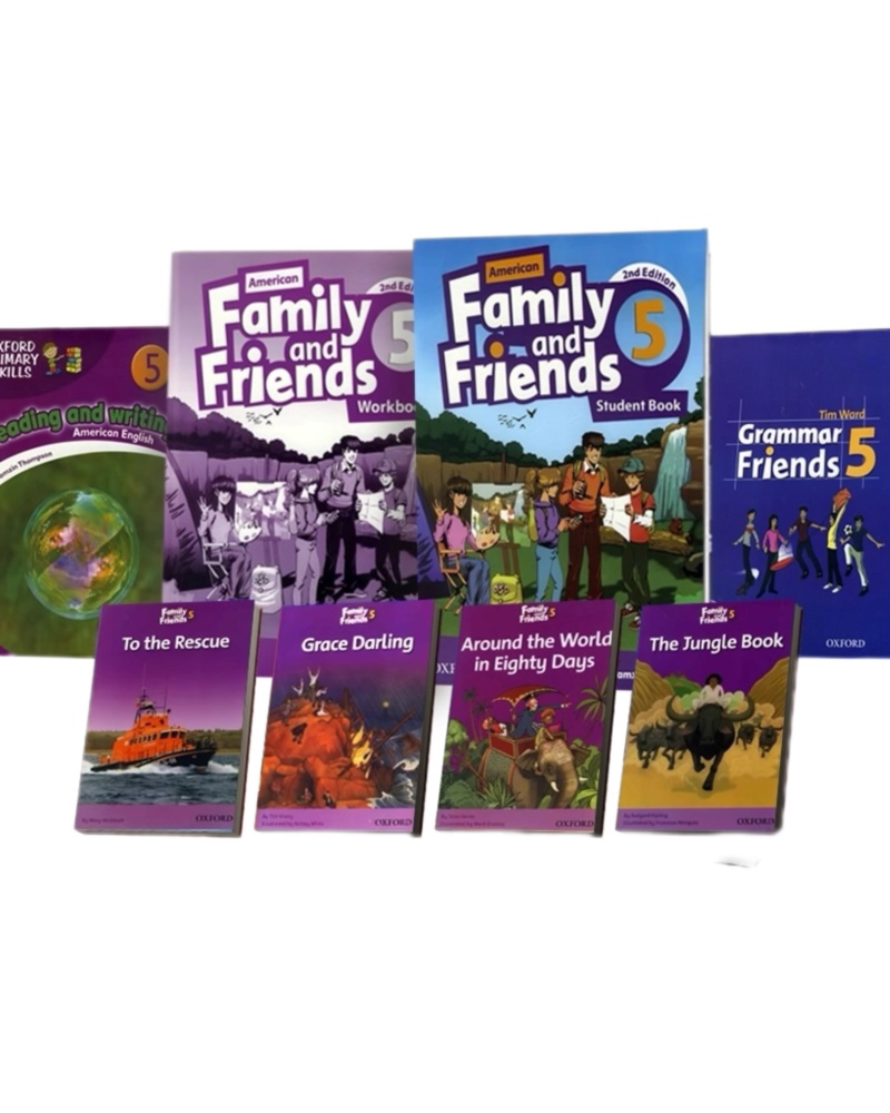دوره کامل کتاب فامیلی اند فرندز 5 Family and Friends 5 Full Pack — جلد کتاب (استاندارد)