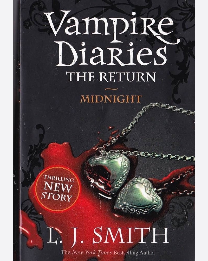 کتاب خاطرات خون آشام 7 نیمه شب The Vampire Diaries 7 The Midnight — جلد کتاب (استاندارد)